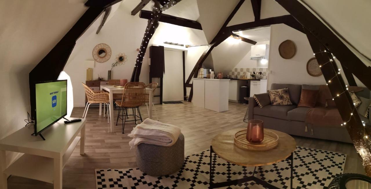 Logement Cosy Renove Au Pied De La Cathedrale Avec Climatisation Reims Bagian luar foto